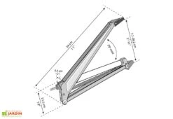 Système D'ouverture Automatique De Lucarne De Toit -Garanta Jardin Magasin systeme ouverture automatique lucarne palram canopia
