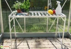 Table 1 Plateau Aluminium Anodisé