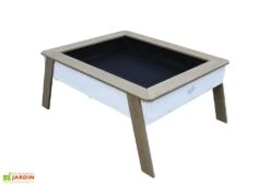 Axi Table De Culture En Bois De Hemlock - 110 X 93 X 50 Cm -Garanta Jardin Magasin table culture bois hemlock blanc
