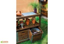 Table De Jardinage En Bois Traité Choko -Garanta Jardin Magasin table de jardinage choko ambiance