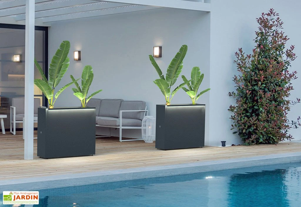 Jardinière En Métal Avec 3 Niveaux De Contenance - 100 X 25 X 80 Cm 6 Jardinière En Métal Avec 3 Niveaux De Contenance - 100 X 25 X 80 Cm – Image 4