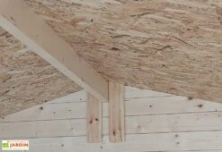 Abri De Jardin En Bois Brut 3,9 M² 16 Mm - Gaeta 9 Abri De Jardin En Bois Brut 3,9 M² 16 Mm - Gaeta -Garanta Jardin Magasin toit abri de jardin bois 2