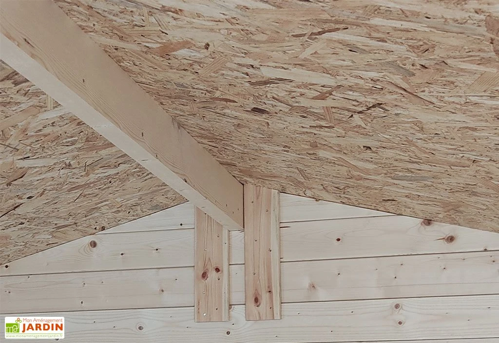 Abri De Jardin En Bois Brut 3,9 M² 16 Mm - Gaeta 6 Abri De Jardin En Bois Brut 3,9 M² 16 Mm - Gaeta – Image 4