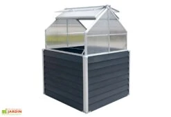 Mini Serre De Jardin Surélevée Avec Rangement – 1,2 X 1,2 M -Garanta Jardin Magasin toit ouvrant serre hauteur