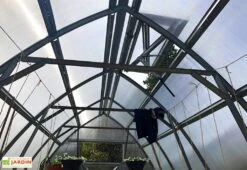 Serre De Jardin En Polycarbonate Et Acier Galvanisé -Garanta Jardin Magasin toiture serre polycarbonate