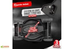 Tondeuse électrique 1300 W + Coupe-bordure électrique 250 W -Garanta Jardin Magasin tondeuse electrique 1300w elem garden tde3213cb22 coupe 32cm