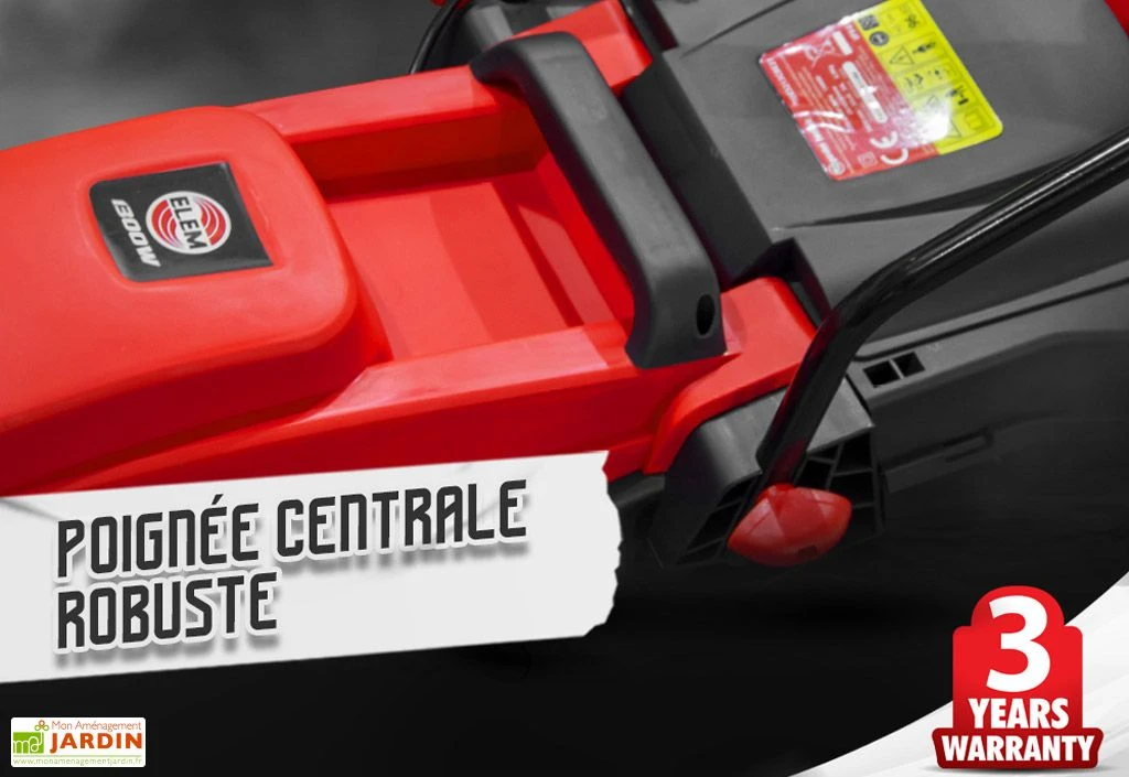 Tondeuse à Gazon électrique 1300 W 32 Cm + Bac 25 L 6 Tondeuse à Gazon électrique 1300 W 32 Cm + Bac 25 L – Image 4