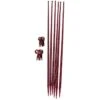 Tuteur Avec Attaches Mikado Cerise 150 Cm (Lot De 6) -Garanta Jardin Magasin tuteur visuel rouge