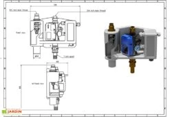 Kit Cuve Récupération D'Eau Enterrée Maison Et Jardin U1.1 -Garanta Jardin Magasin u1.1 kit cuve recuperation pluie maison jardin