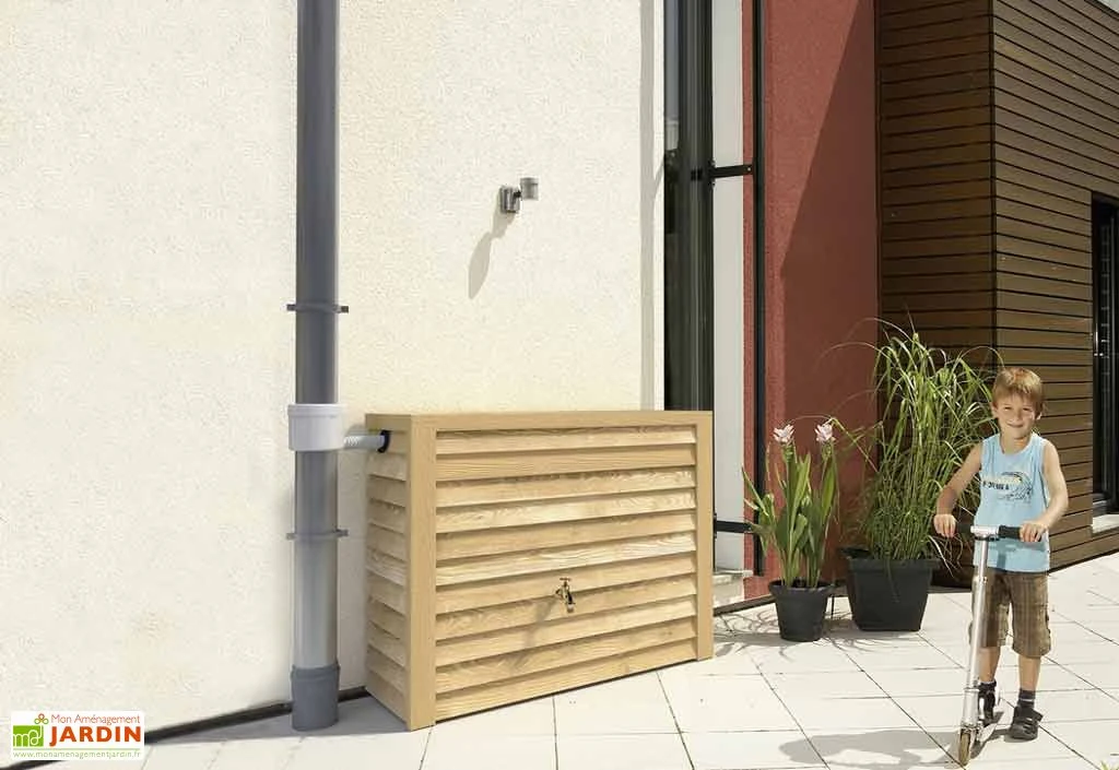 Garantia Cuve Récupération D'Eau Pluie Woody 350 L Bois Clair 2 Garantia Cuve Récupération D'Eau Pluie Woody 350 L Bois Clair